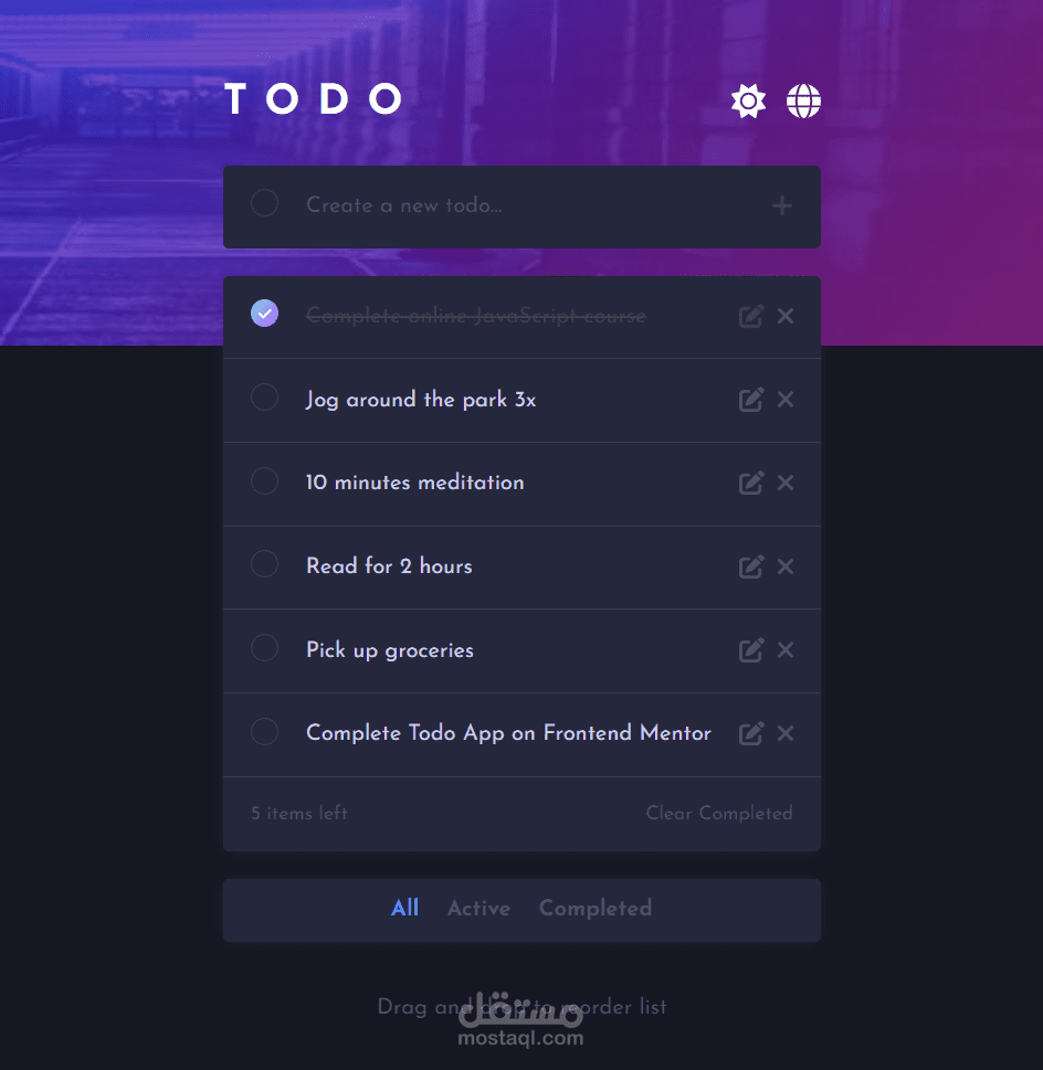 Todo List Application