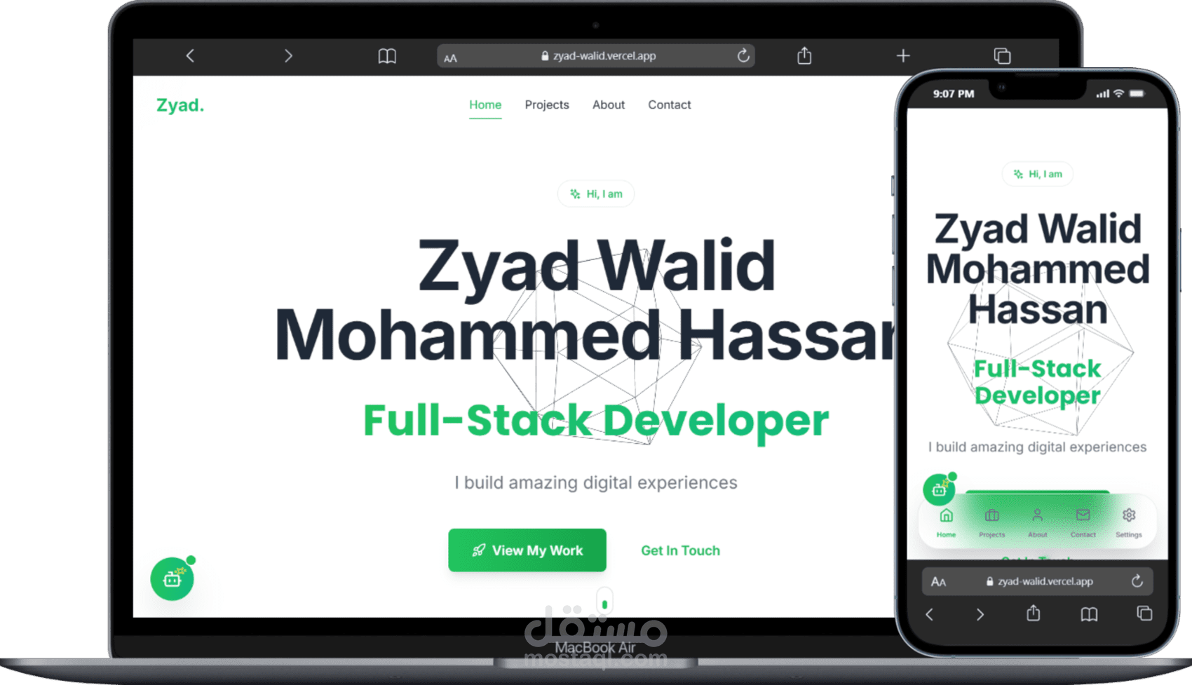 معرض أعمال Personal Portfolio