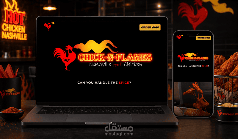 مطعم Chick'n Flames