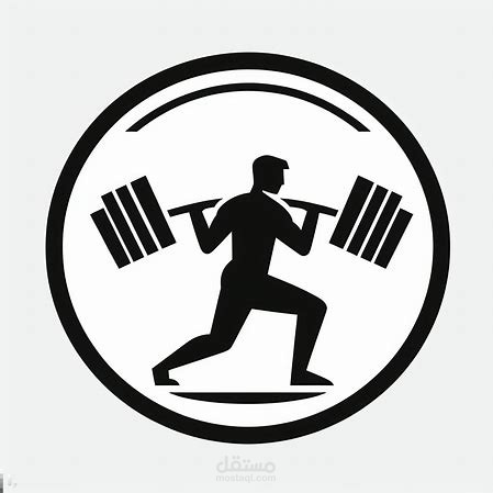 لوجو ديزاين لي نادي رياضي لي الاثقال