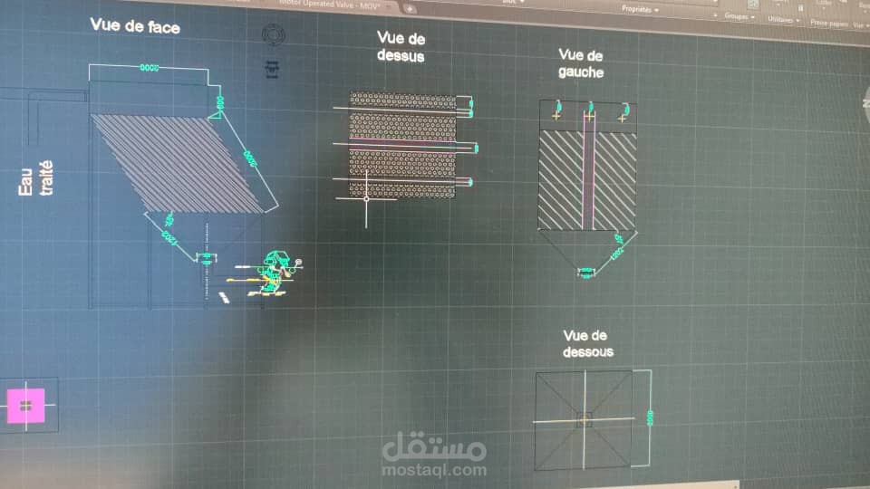 تصميم الة لجمع الرواسب العالقة في الماء