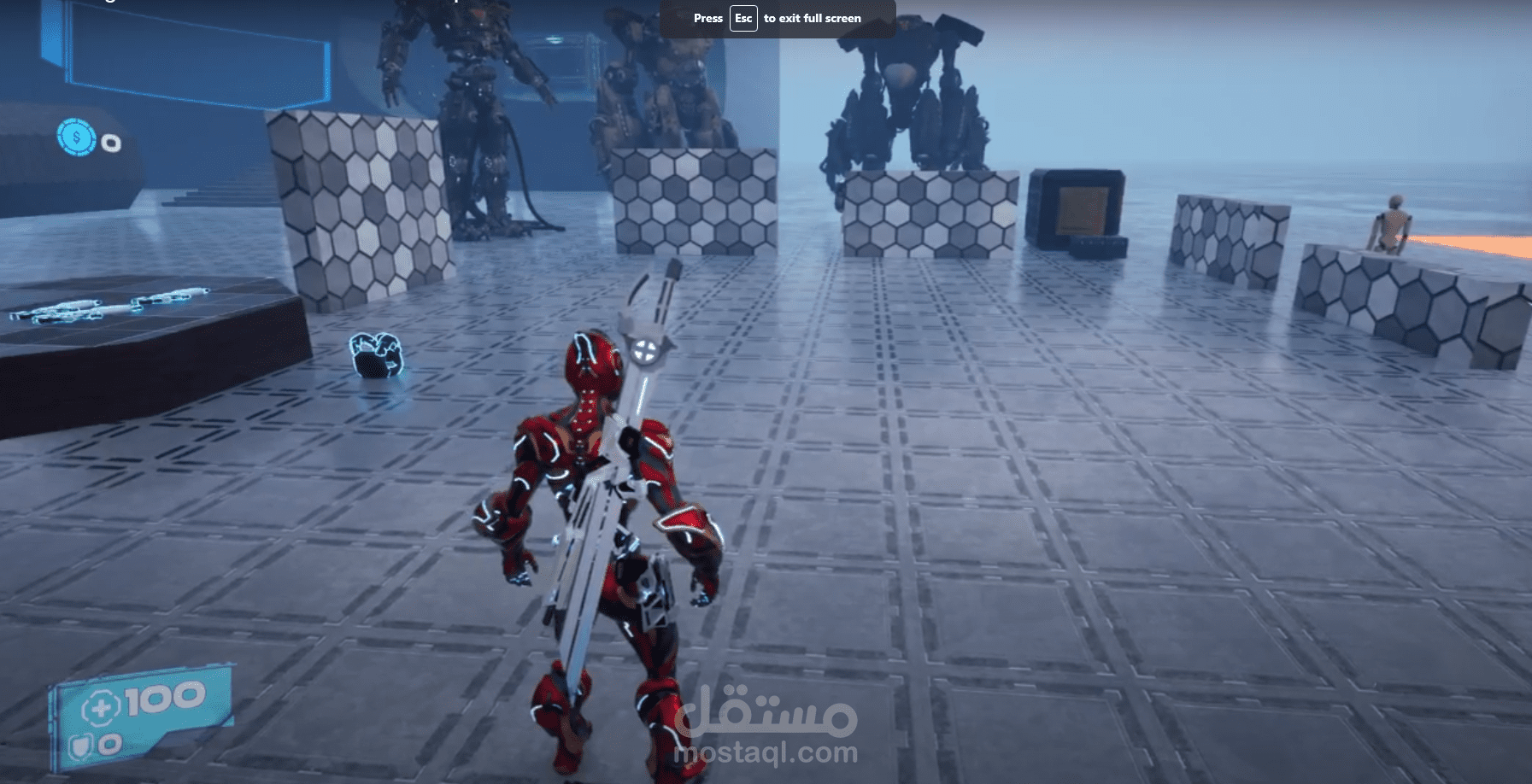 مشروع لعبة third person shooter (Project Ultra)