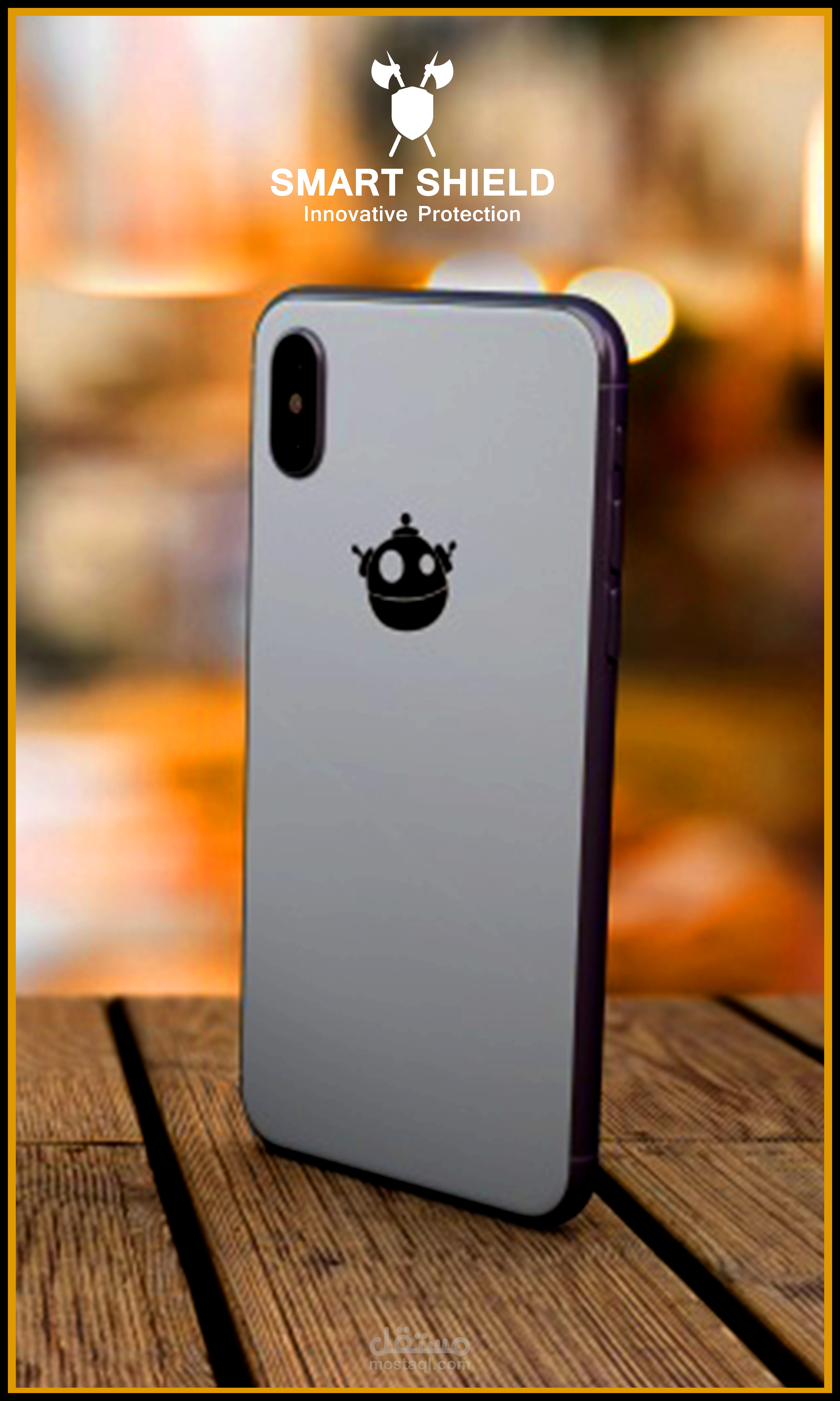 تصميمات انستجرام وشاشة عرض لشركة  smart shield