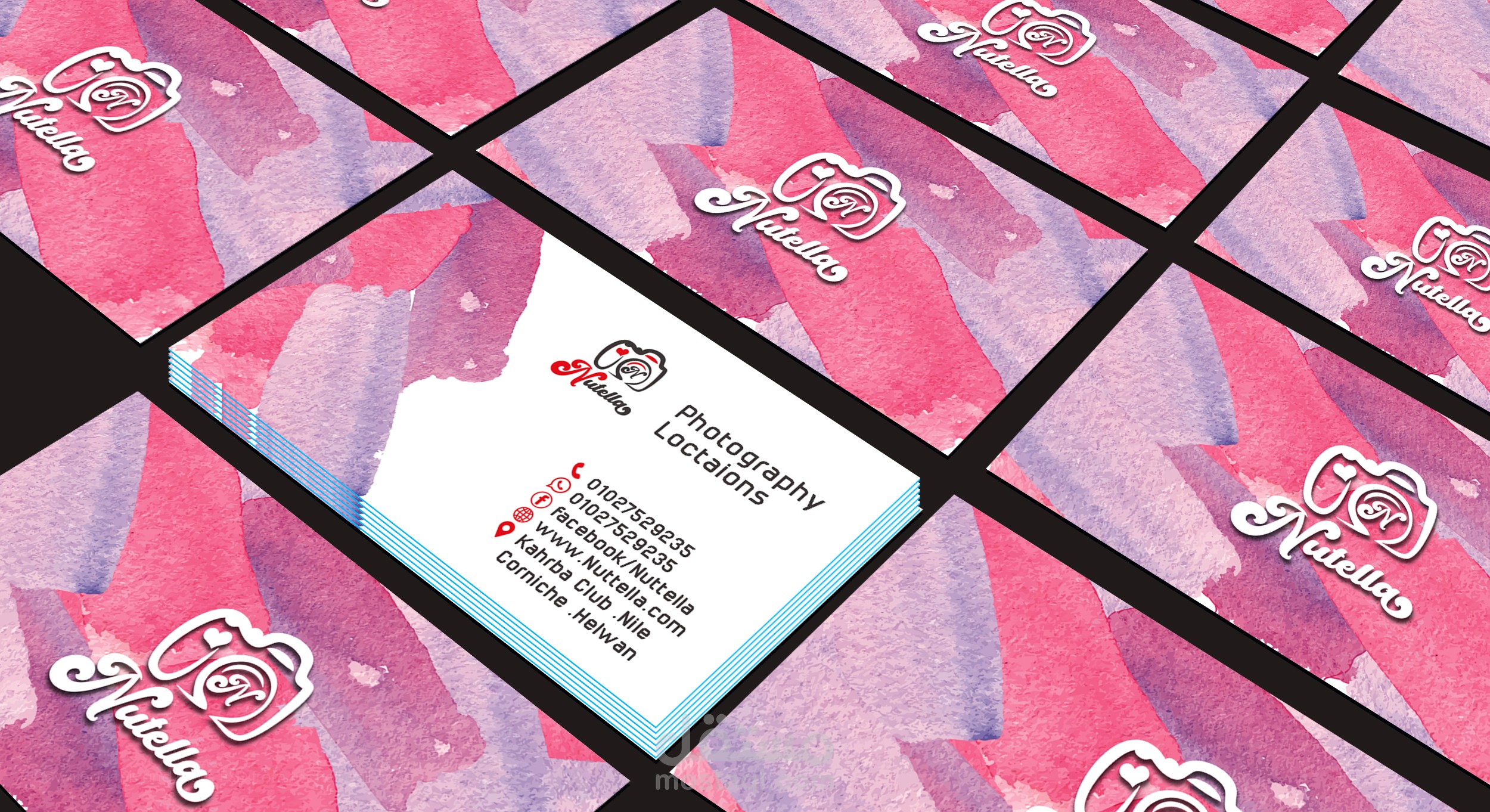 هوية تجارية لمكتب تصوير  Ntuella