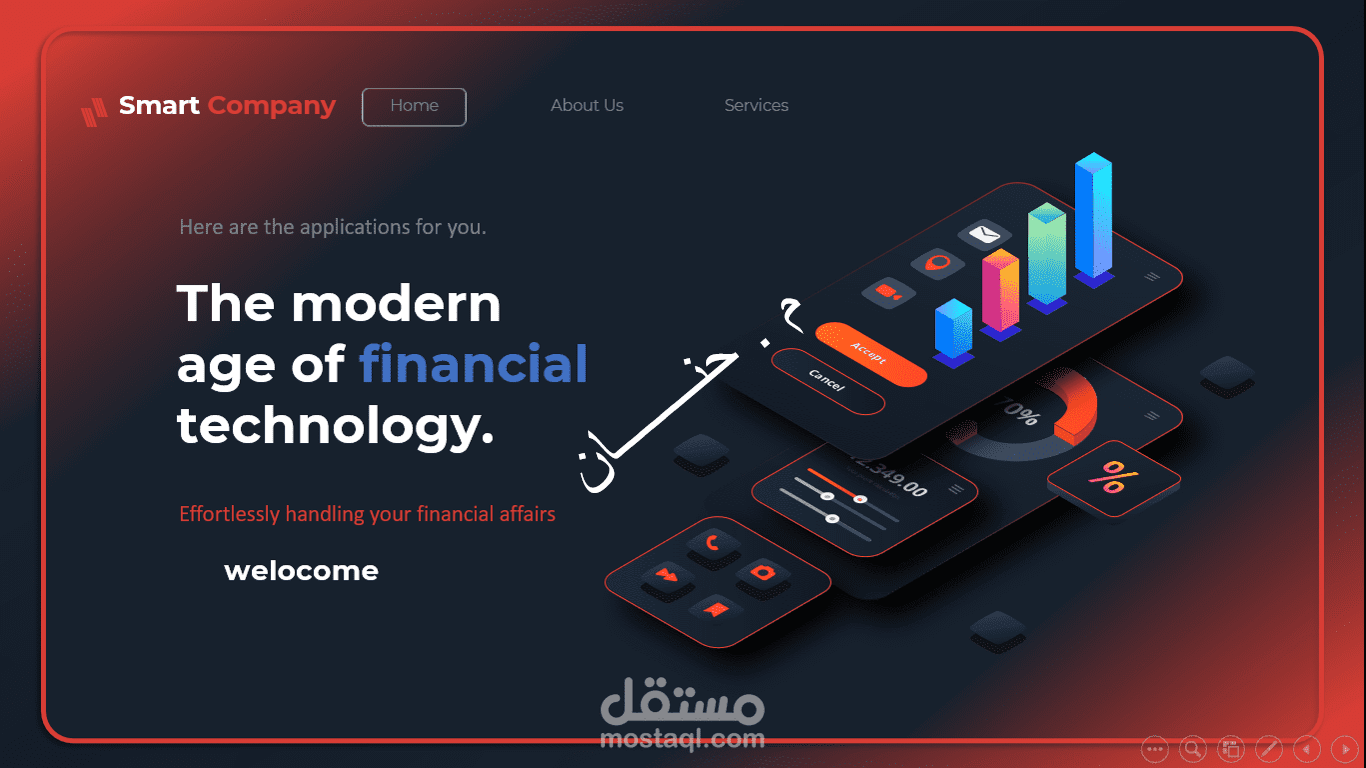 عمل عرض تقديمي احترافي و مميز