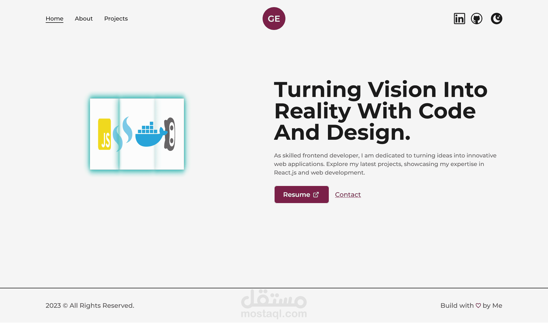 Portfolio web site