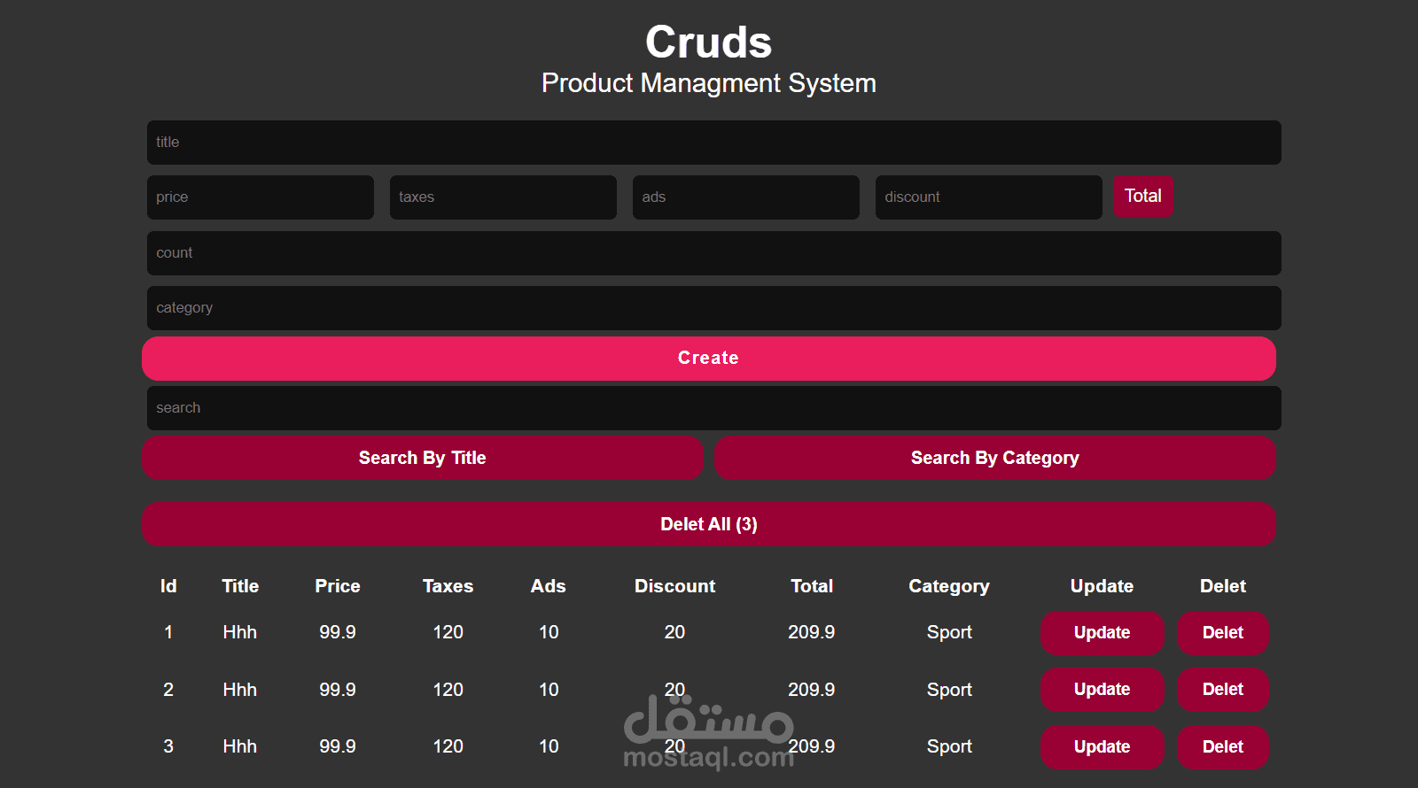 product managment system