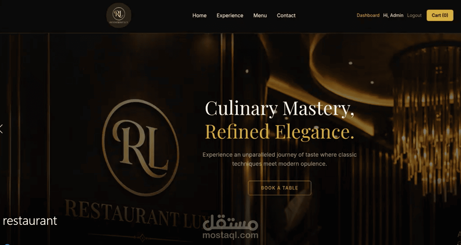 Restaurant lux system