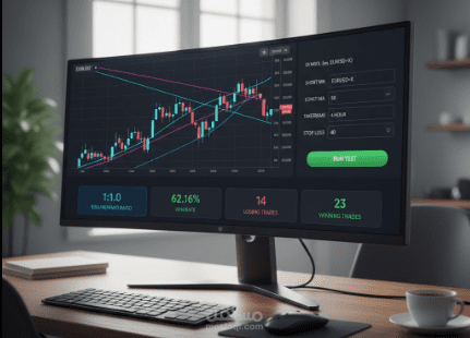 تطوير صفحة تحليل واختبار استراتيجيات التداول الآلي (Django Backtesting Dashboard)