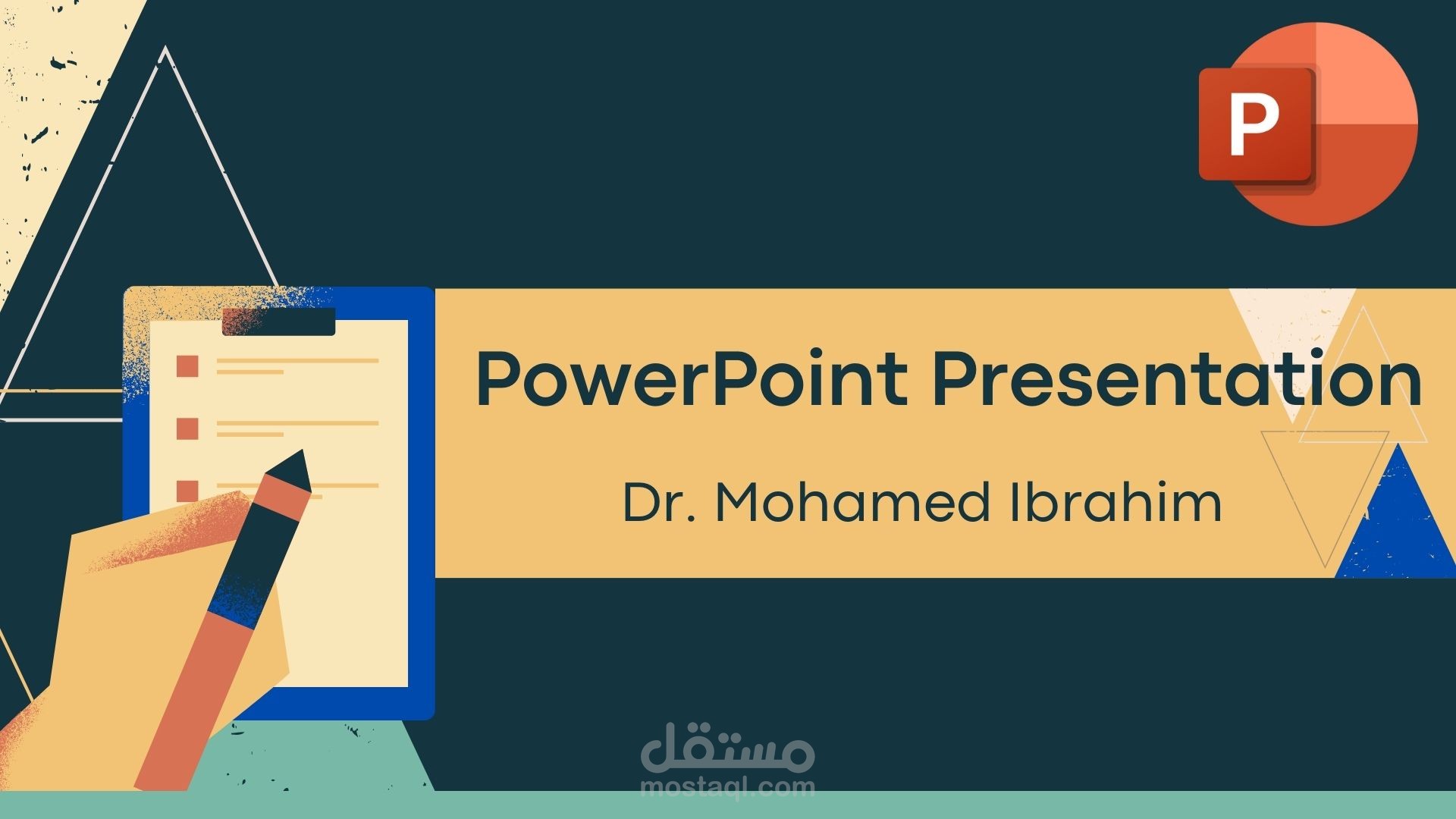 اعداد محاضرات باوربوينت وكتابة تقارير
