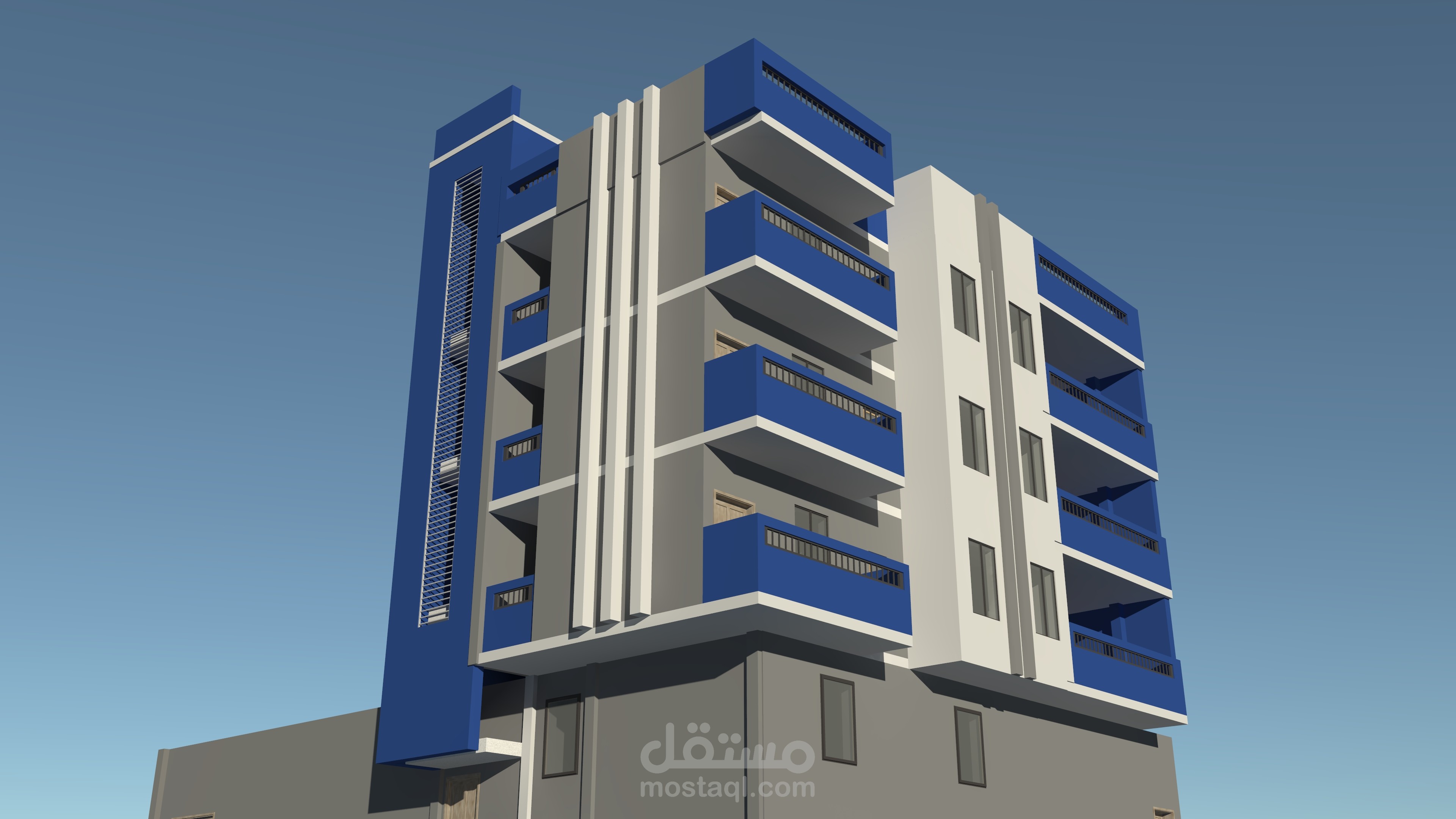 ملحق لمبنى سكني وشقق ايجار