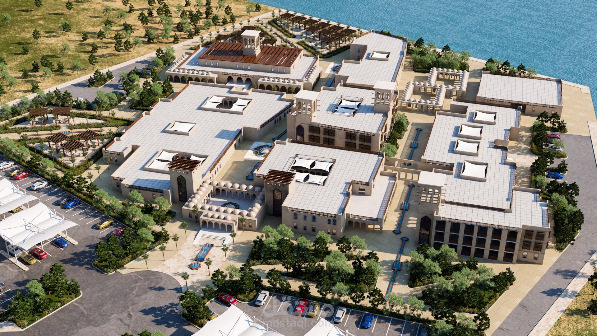 تصميم قرية حرفية