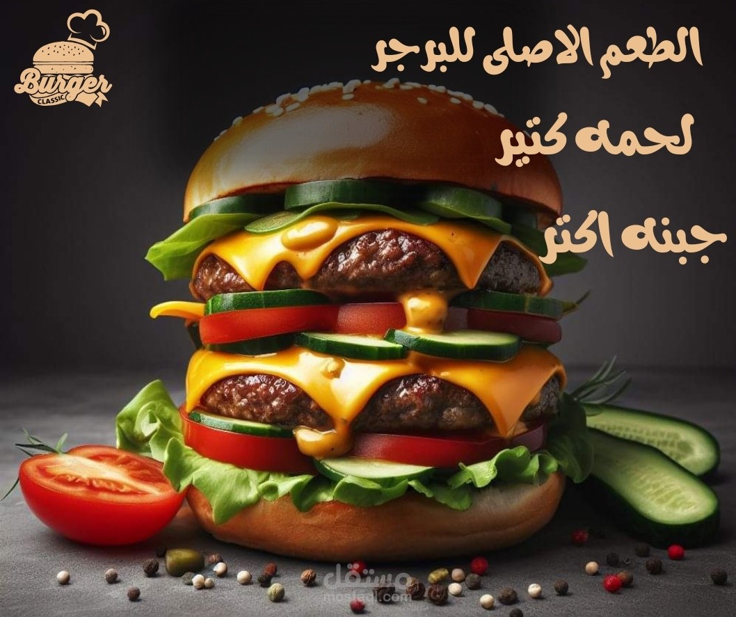 تصميم سوشيال ميديا لمطعم