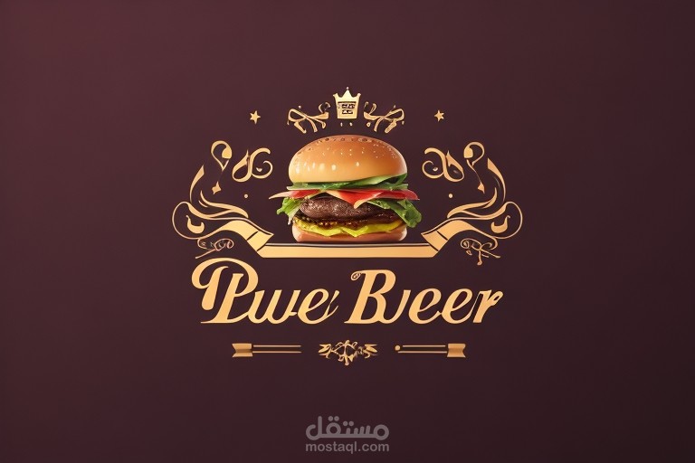 هذا تصميم لمطعم برجر