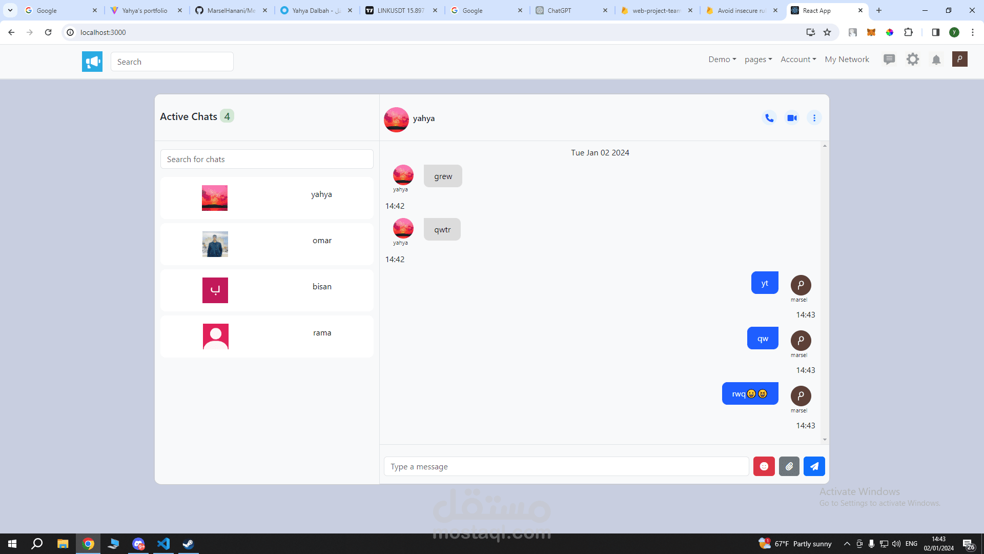 messaging app
