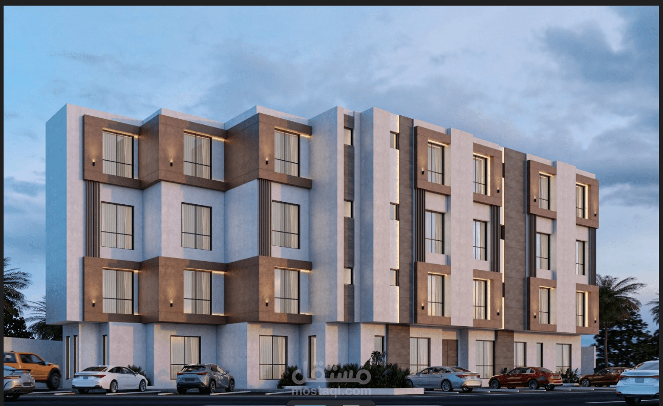 تصميم انشائي عمارة تجارية و فيلا سكنية بالرياض