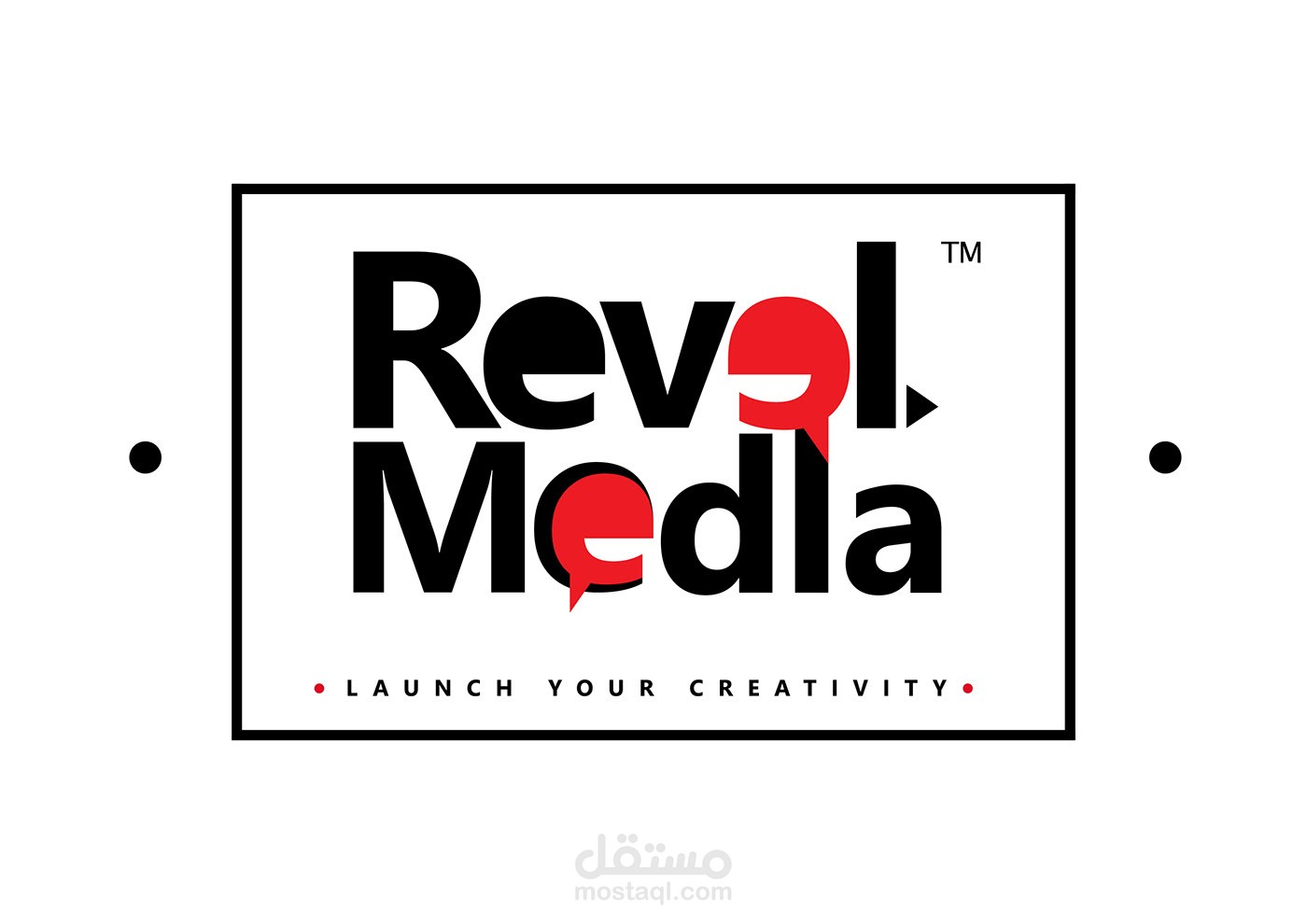 تصميم هوية شركة REVEL MEDIA
