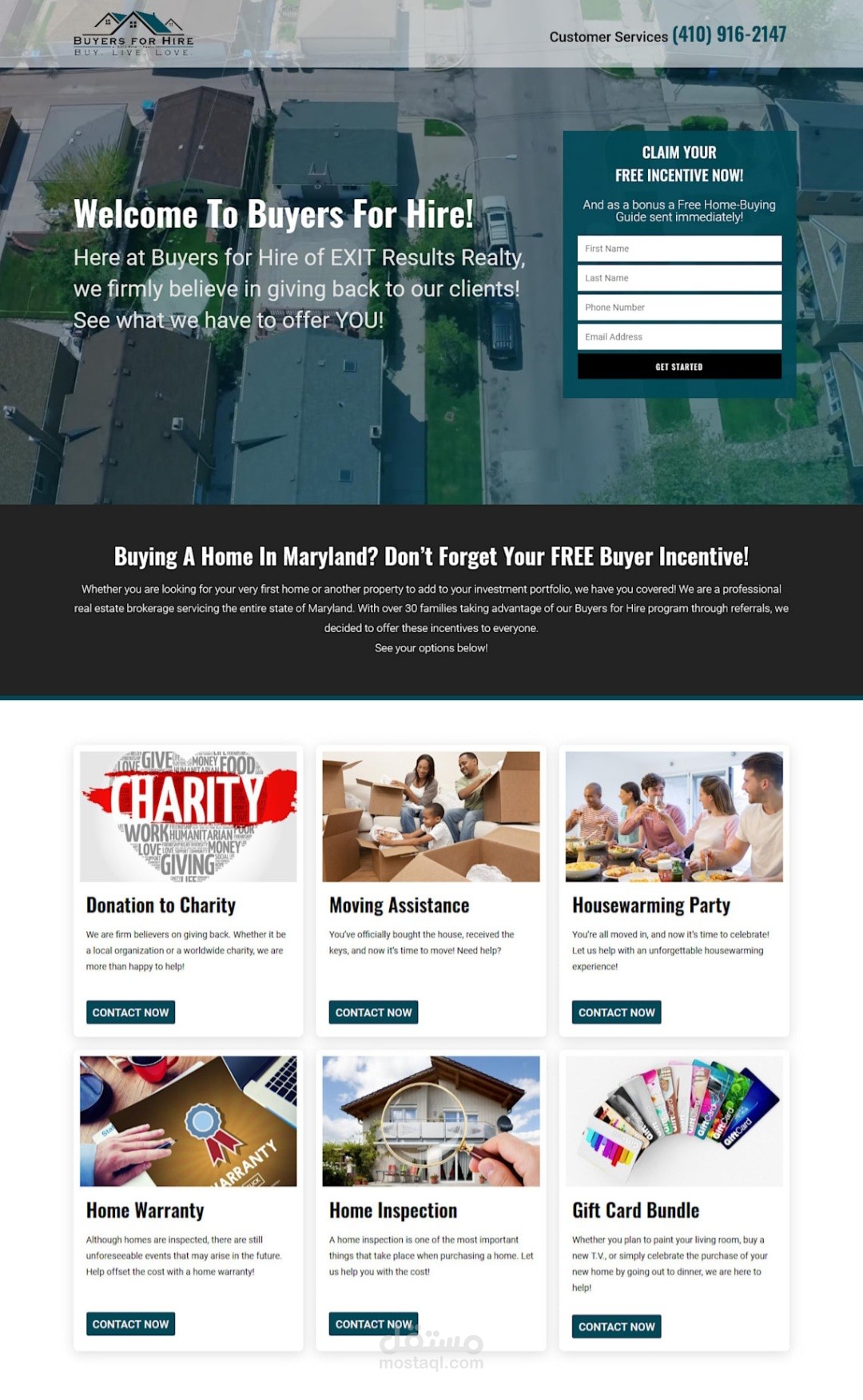 Buyers of Hire real estate