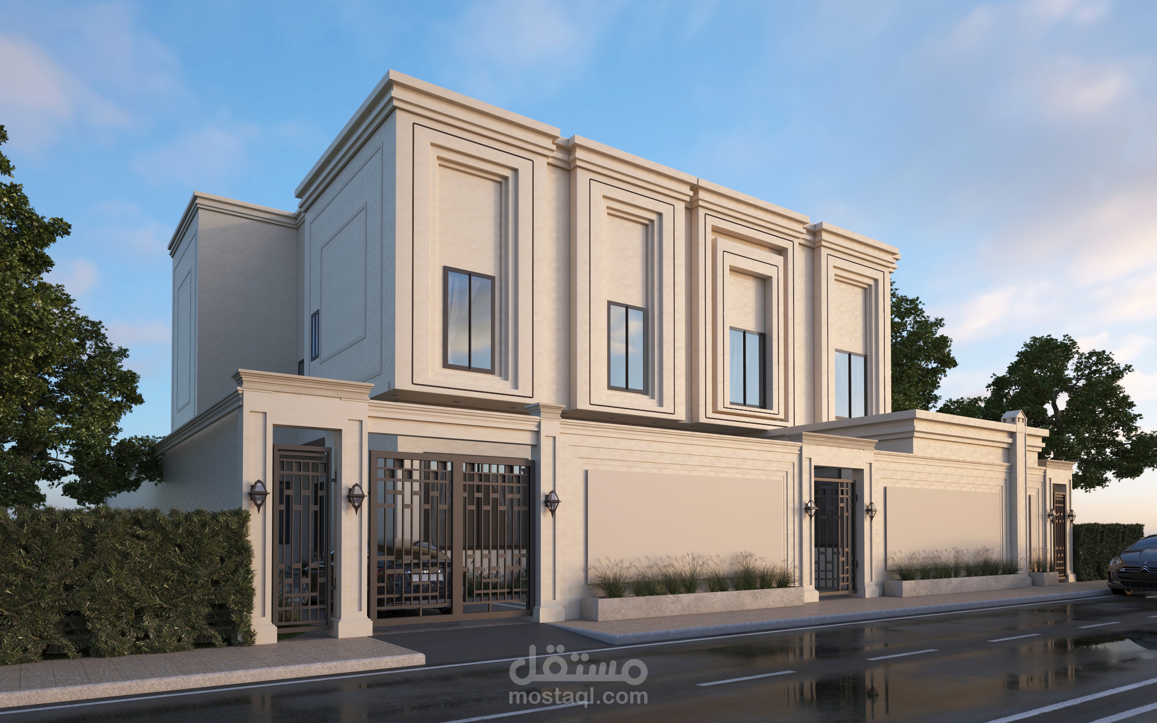 واجهات معمارية لفيلا سكنية