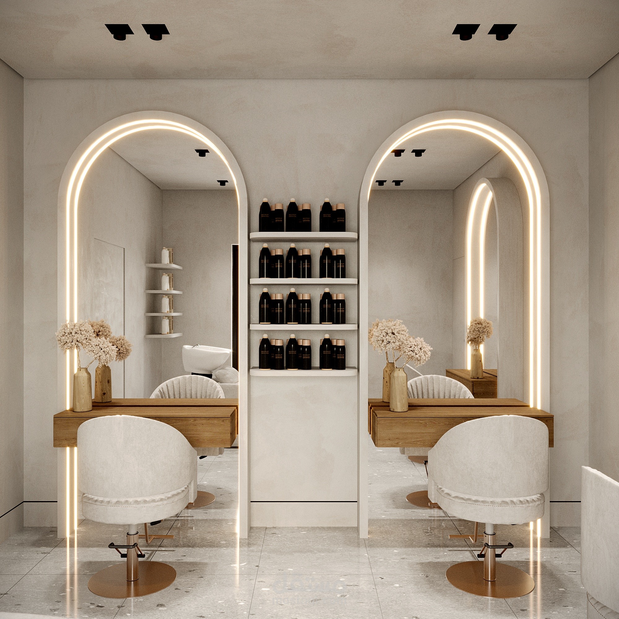 تصميم مركز تجميل بالرياض