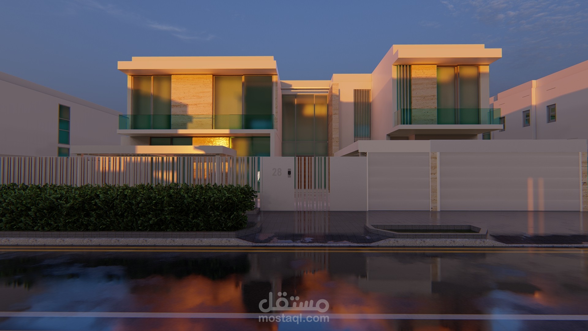 إعادة تصميم واجهة معمارية – فيلا في Dubai Hills – Dubai