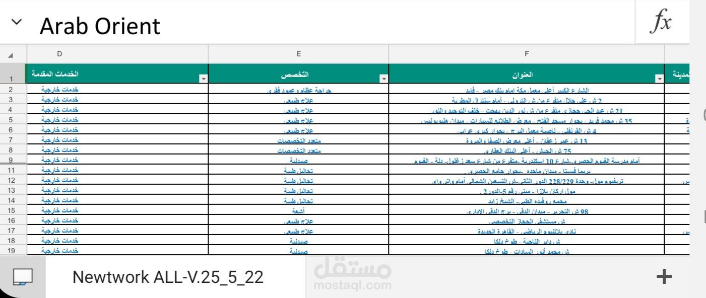 جدولة مقدمي الخدمة
