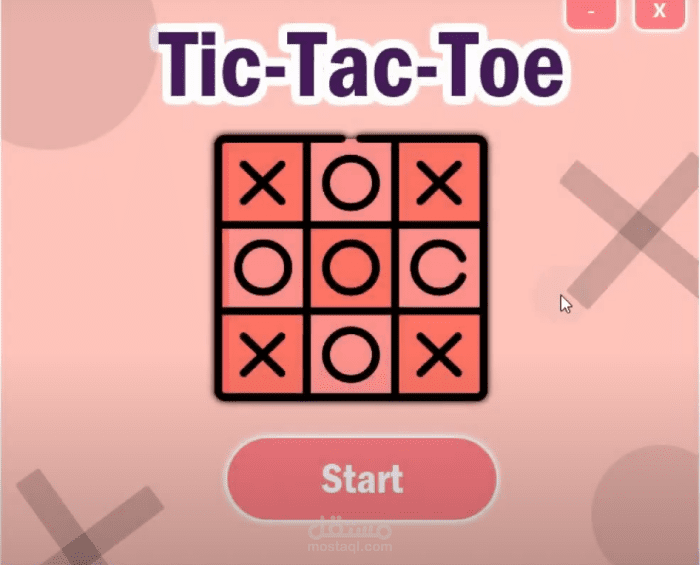 Network based Tic-Tac-Toe Application