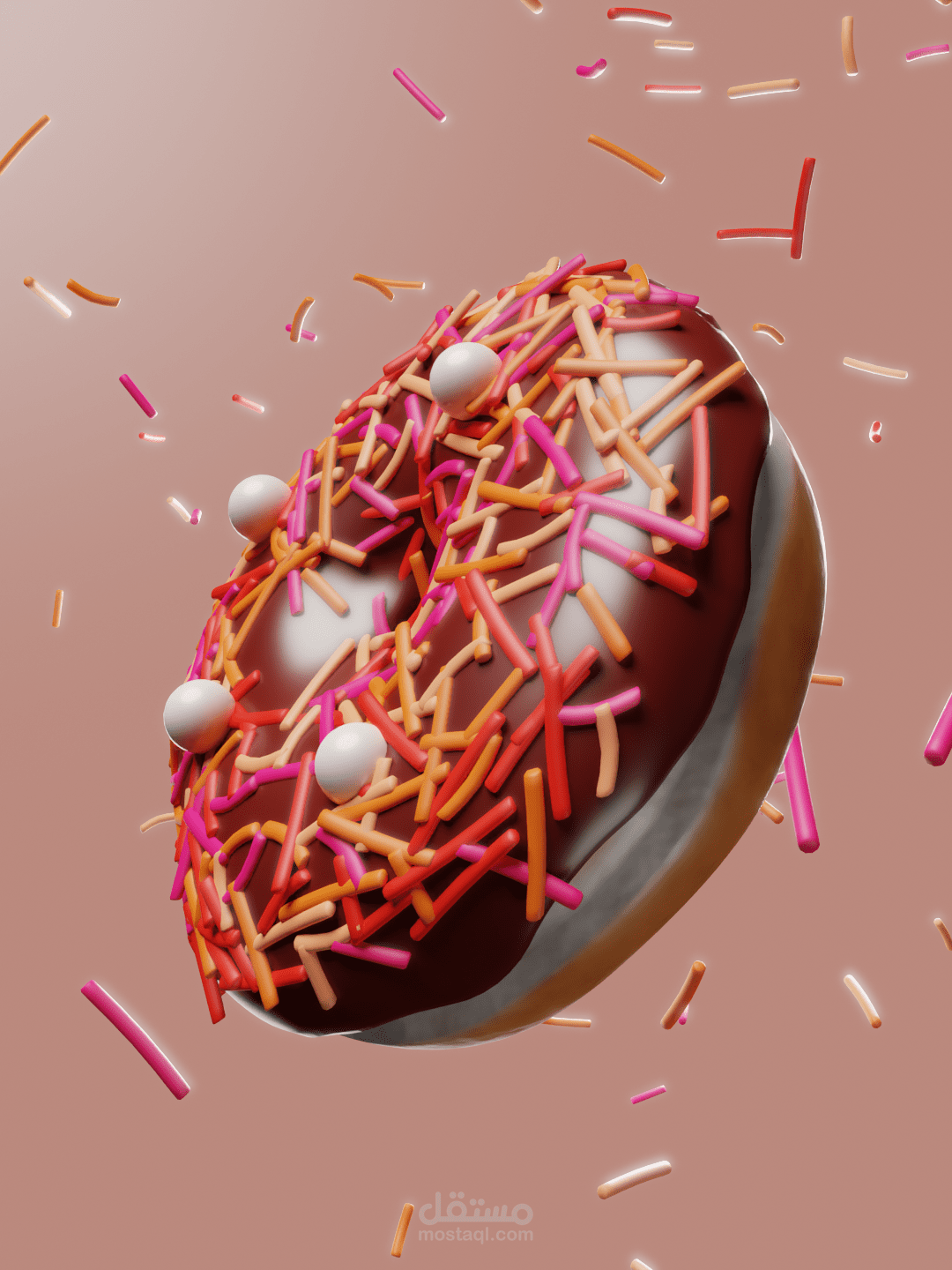 تصميم اعلان دونت لحلويات الساحل