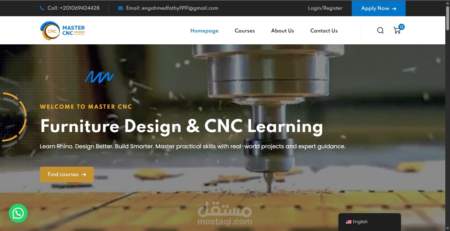 Master CNC — منصة تعليمية احترافية