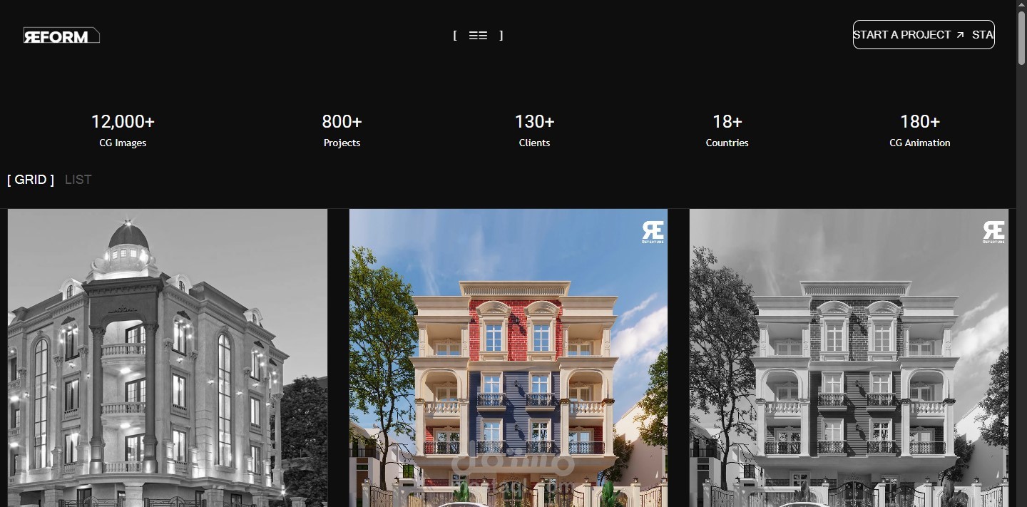 Reform Architecture — تصميم داخلي وخارجي