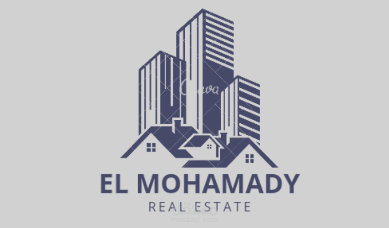 تصميم شعار لشركة المحمدي للعقارات