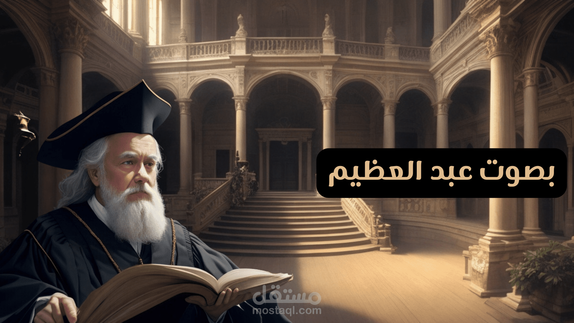 تصميم خلفية لفيديو صوتي قصصي