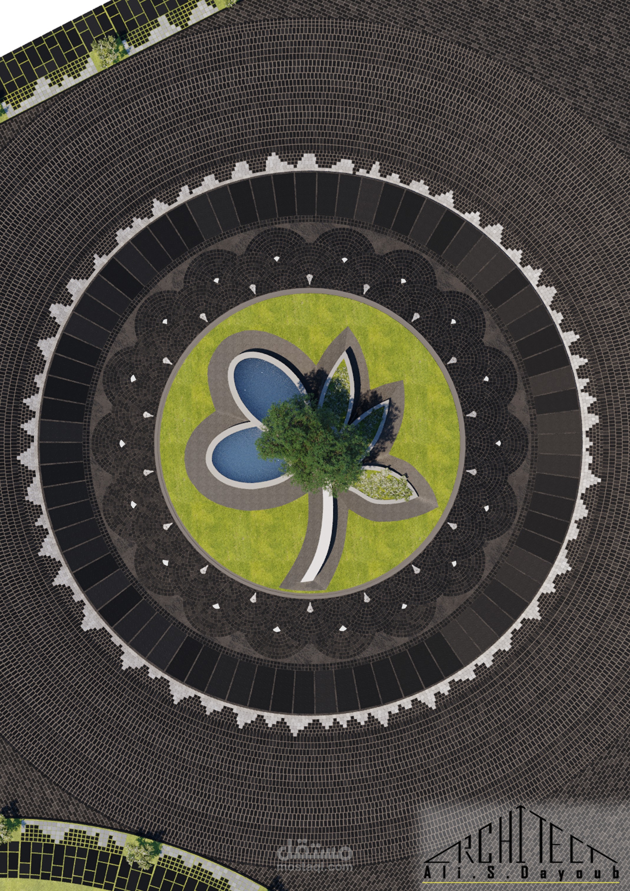 لاندسكيب دوار مرور