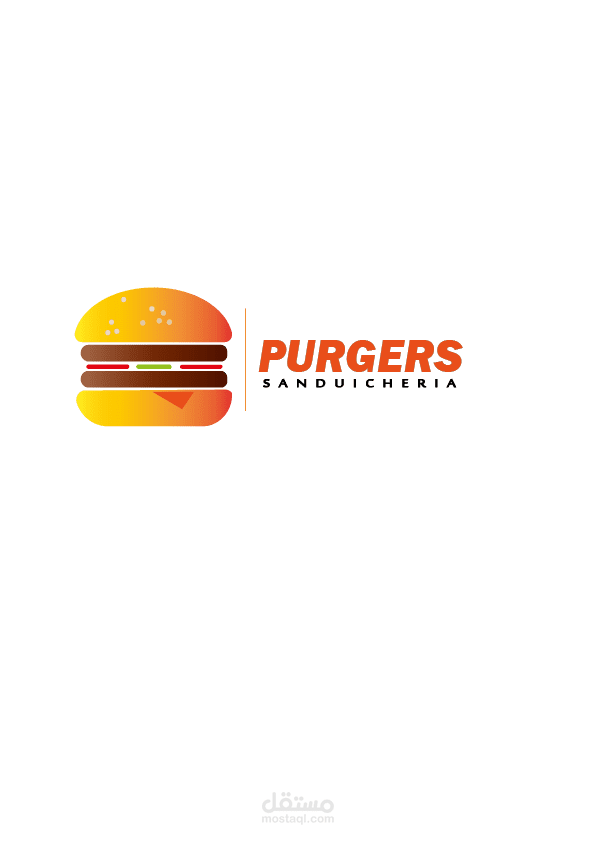 مطعم برجر  Logo design