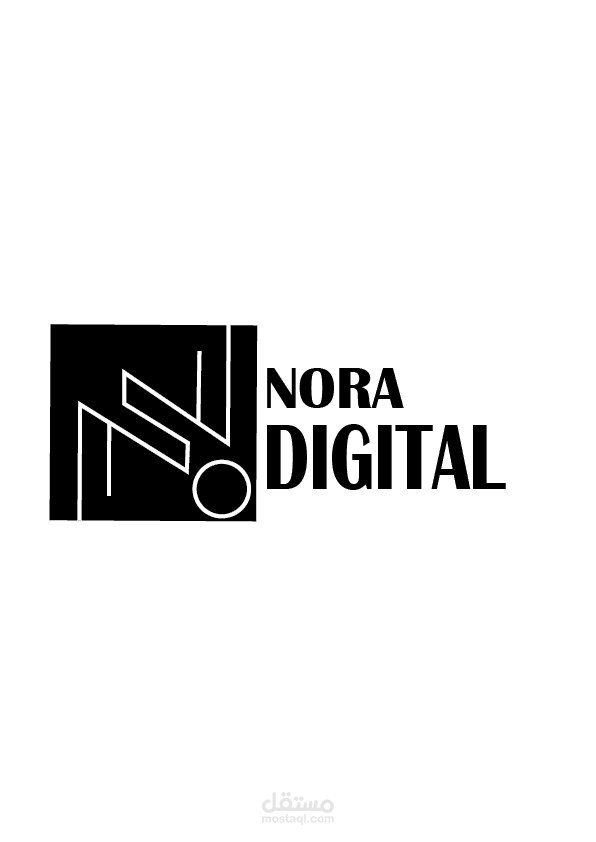 لوجو لي شركه نورا Logo design