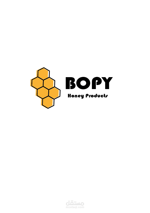 مصنع منجات العسل logo design
