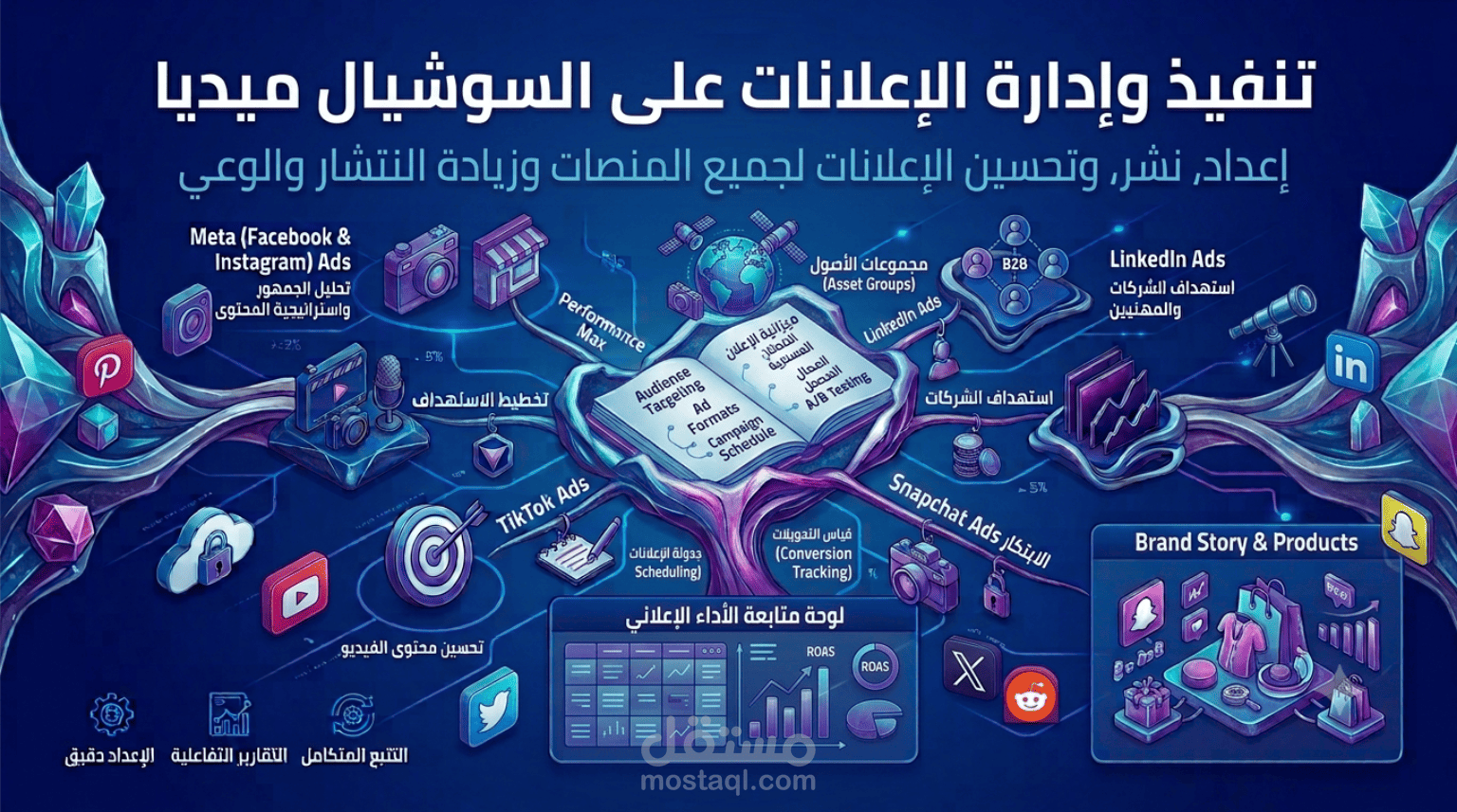 إدارة وإطلاق حملات إعلانية مدفوعة على السوشيال ميديا