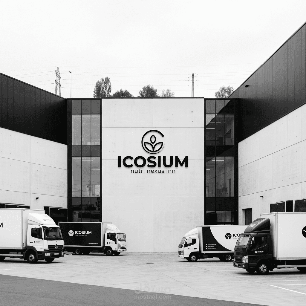 تصميم هوية بصرية لشركة - Icosium Branding