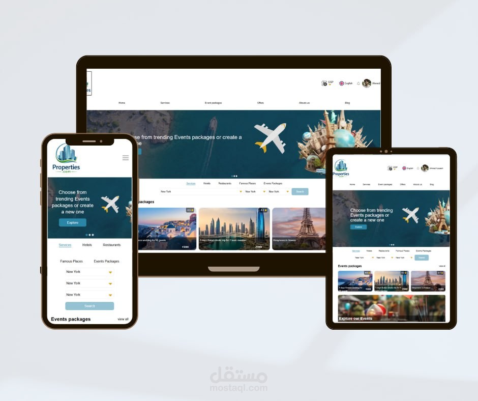 تصميم وتطوير منصة احترافية للعرض والبيع والتأجير لجميع المنتجات والخدمات الرقمية والواقعية | Listing, Sales & Rental Platform