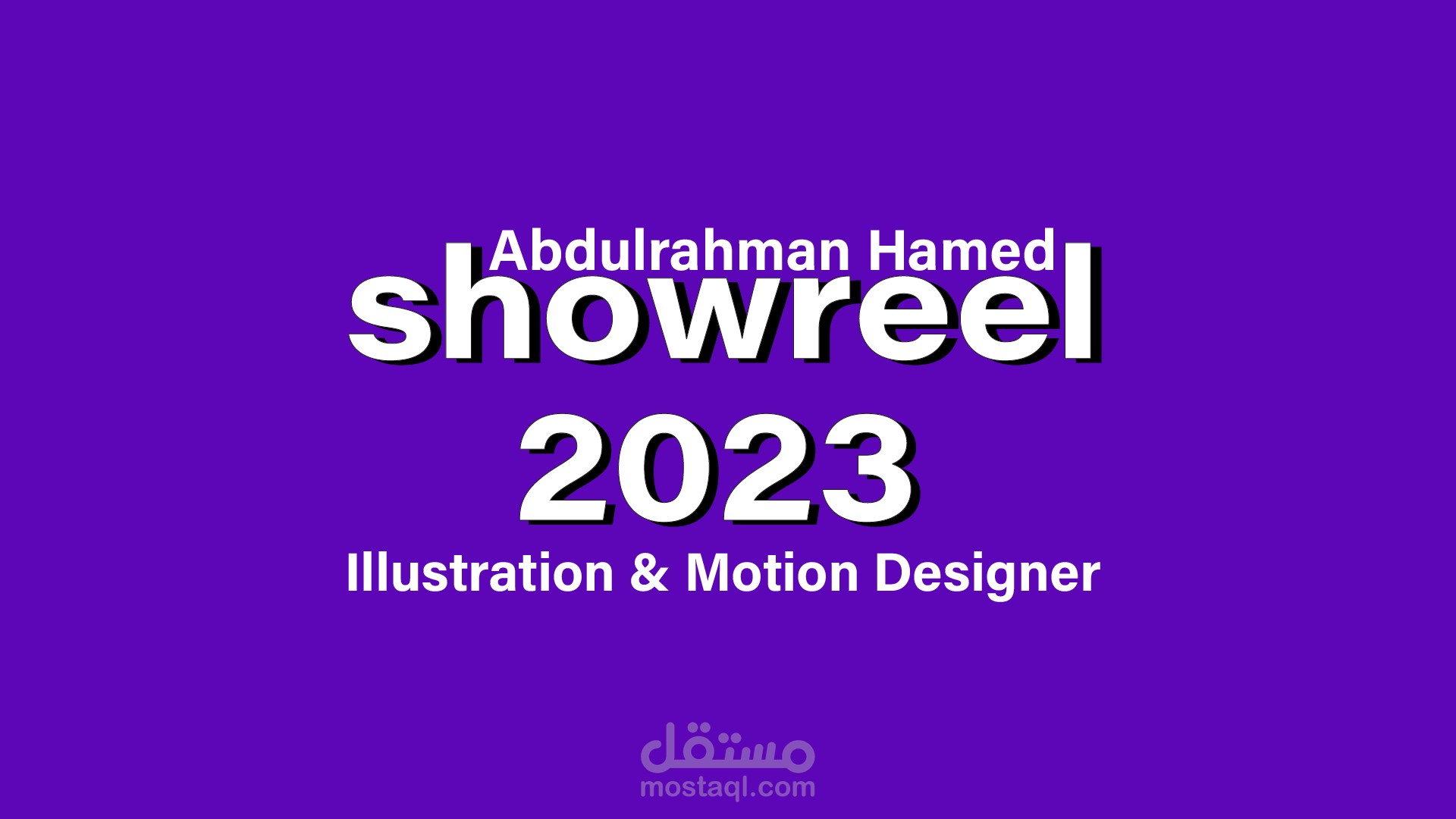 My 2023 Motion Graphic Showreel