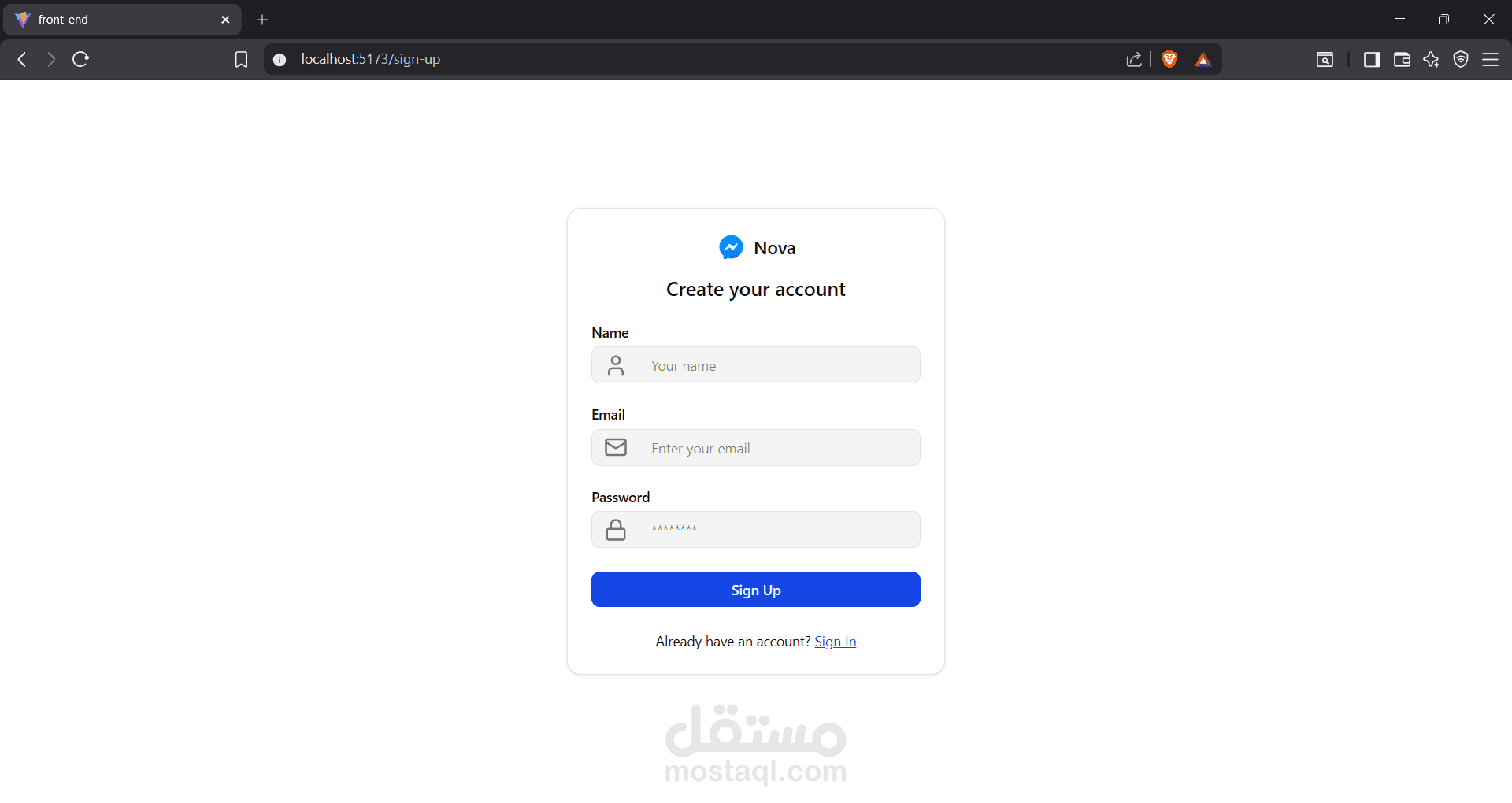 ChatApp-Nova MERN Stack Project