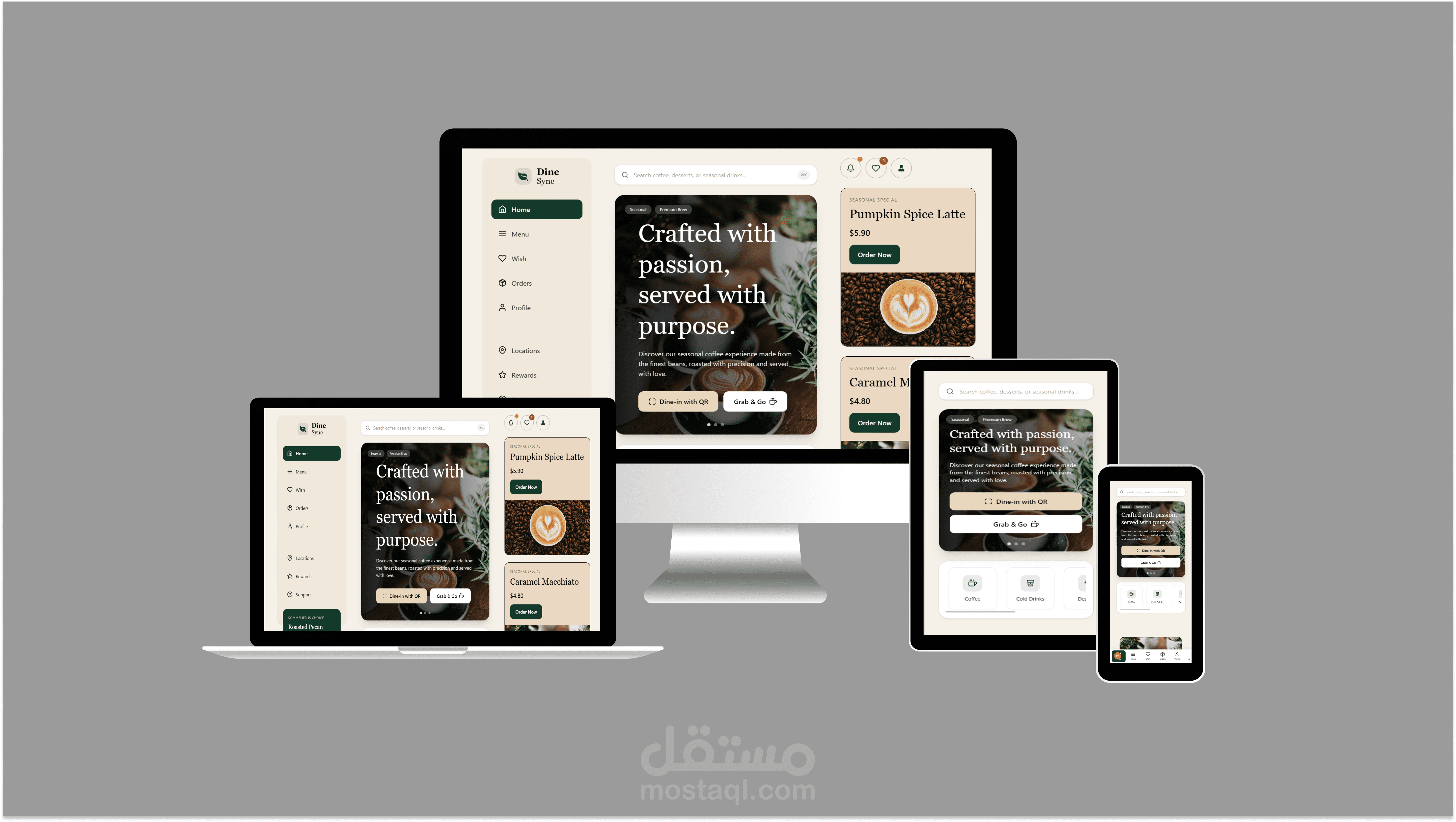 DineSync – نظام ذكي لإدارة وطلب الطعام في الكافيهات