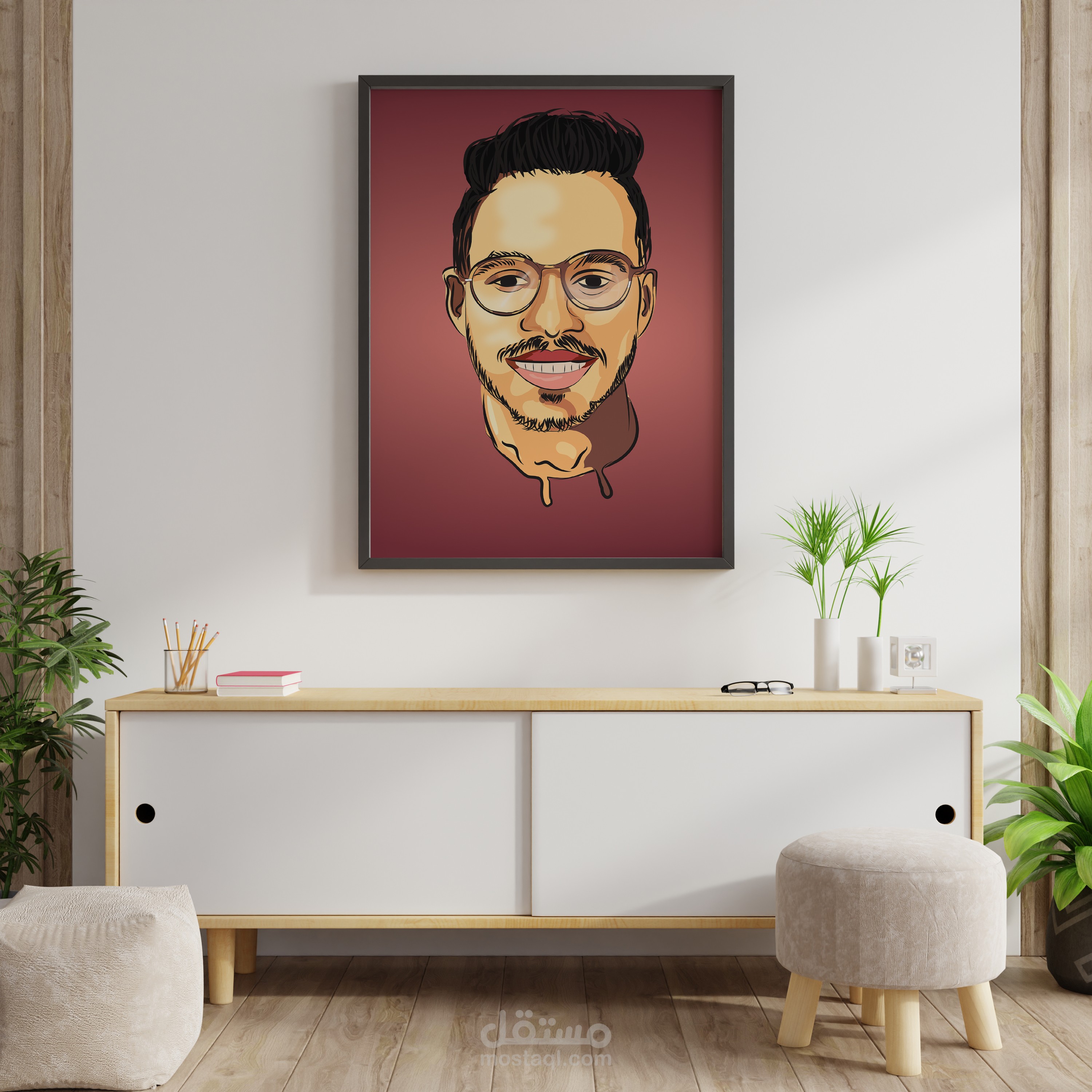 رسم بورتريه فيكتور
