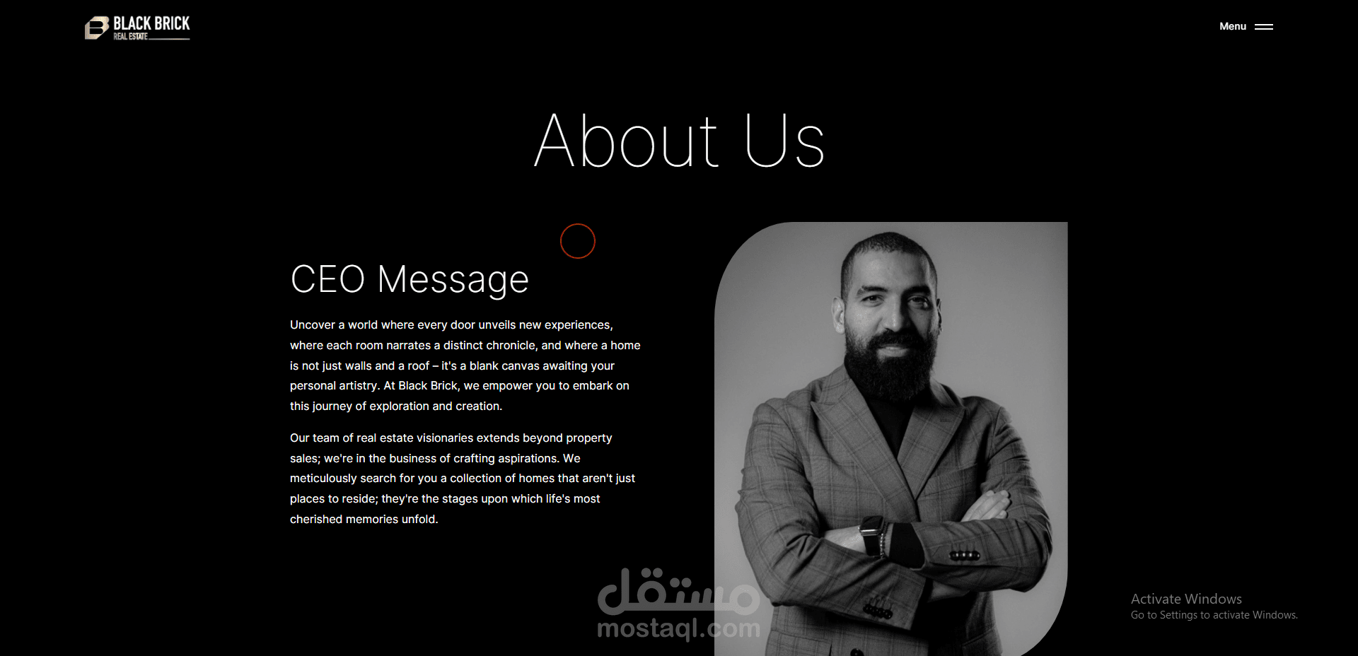 موقع لشركه عقارات (بلاك بريك)