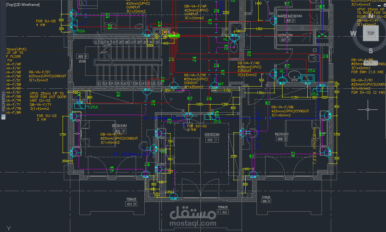 تصميم اعمال كهرباء