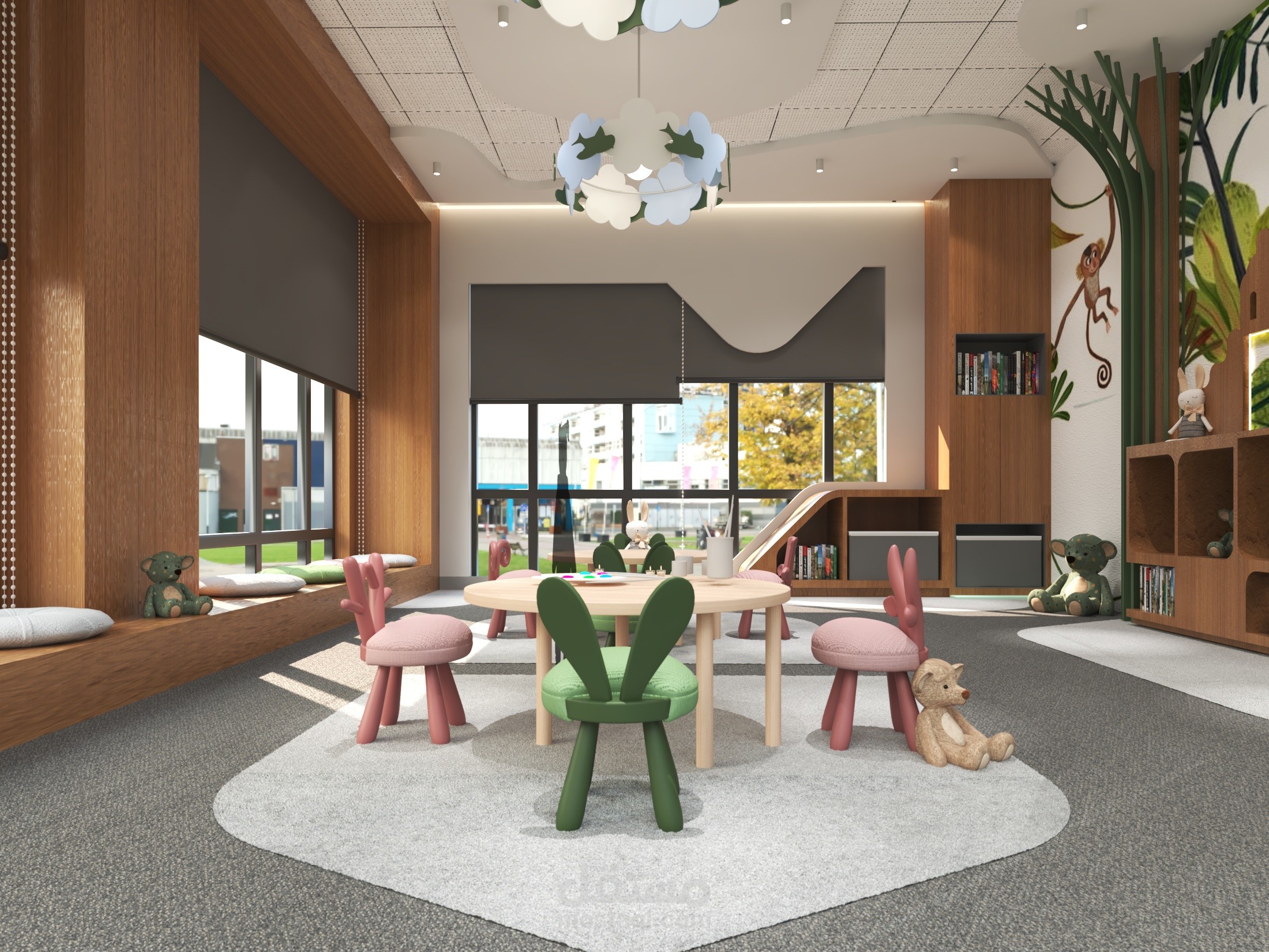 kids Area في عيادة الاطفال
