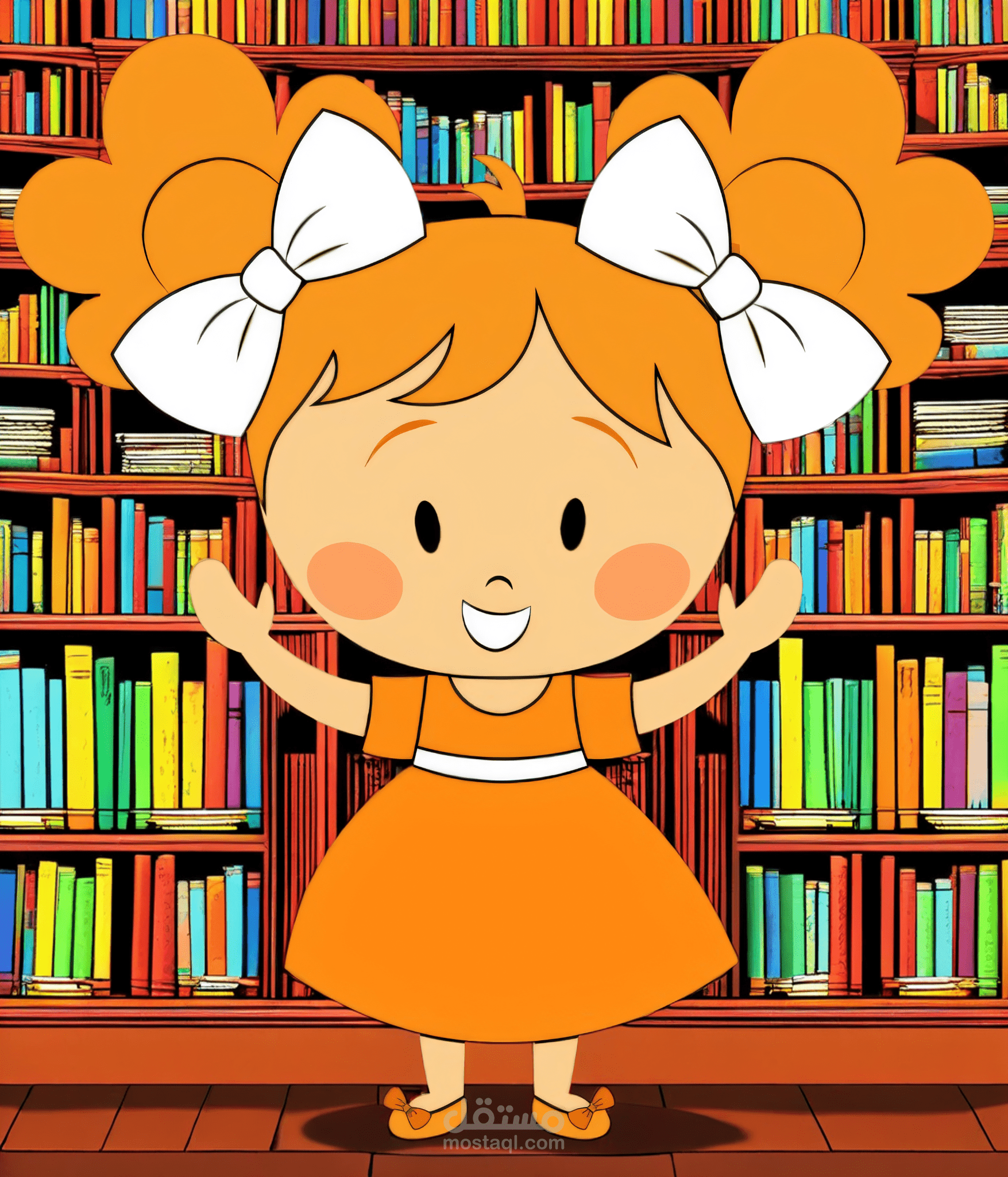 "طيبة تُرحب بكم في عالم القراءة – إعلان إبداعي لدار كتب الأطفال بتقنية الذكاء الاصطناعي"