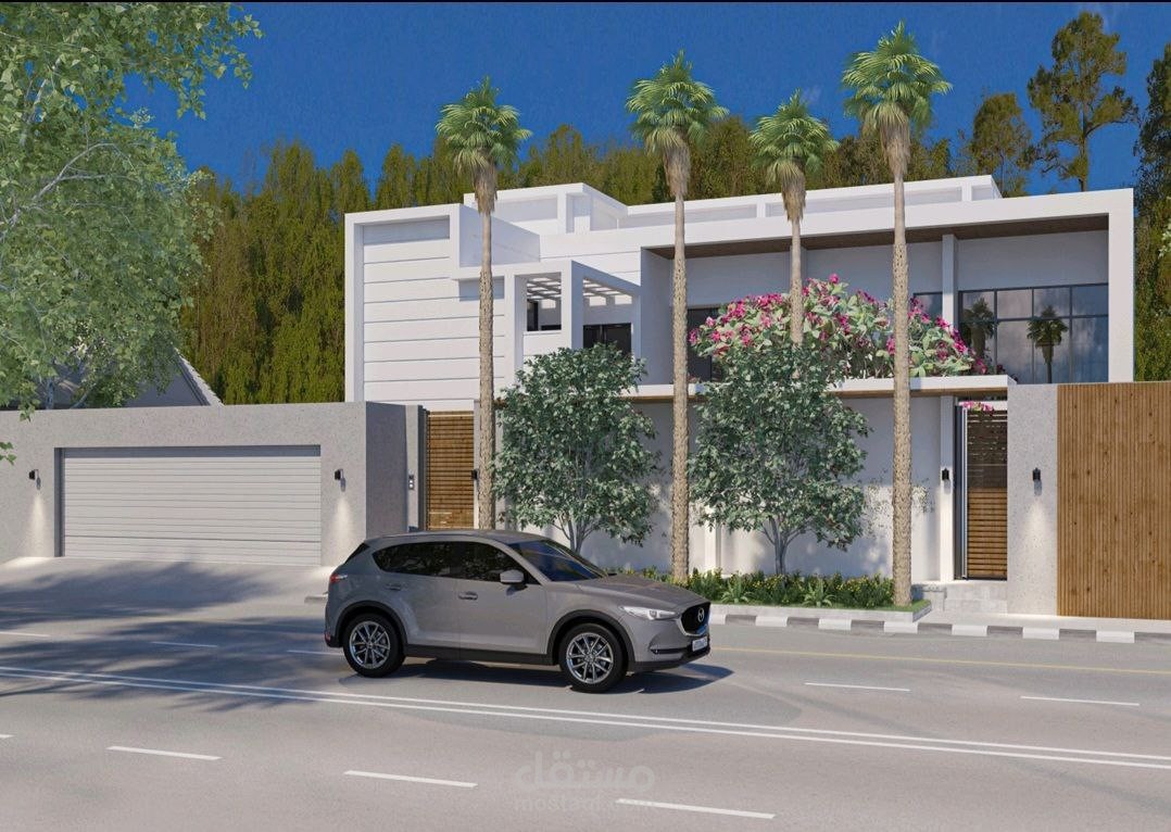 نمذجة وتصميم فيلاء سكنية في جدة