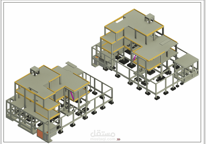 مراجعة وتعديل المخططات الانشائية حسب الكود السعودي SBC1101