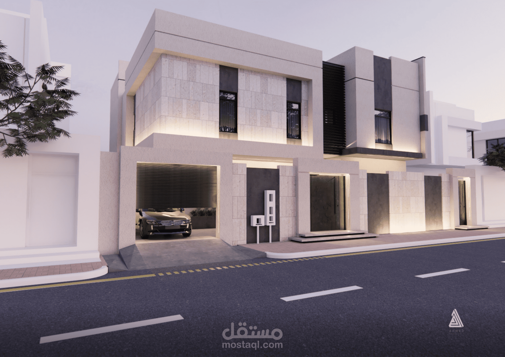 حصر كميات فيلاء شامل
